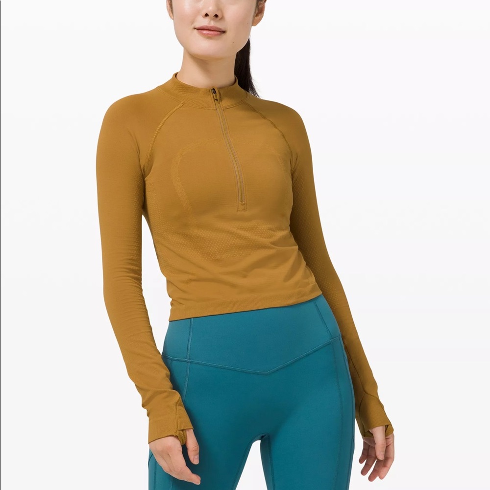 SWIFTLY TECH 1/2 ZIP 2.0 *COOL
Spiced Bronze/Tuscan Gold
Size: 6